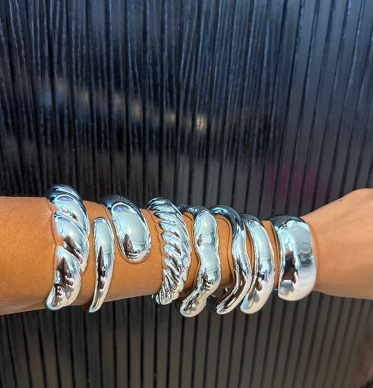 Silver Bangles