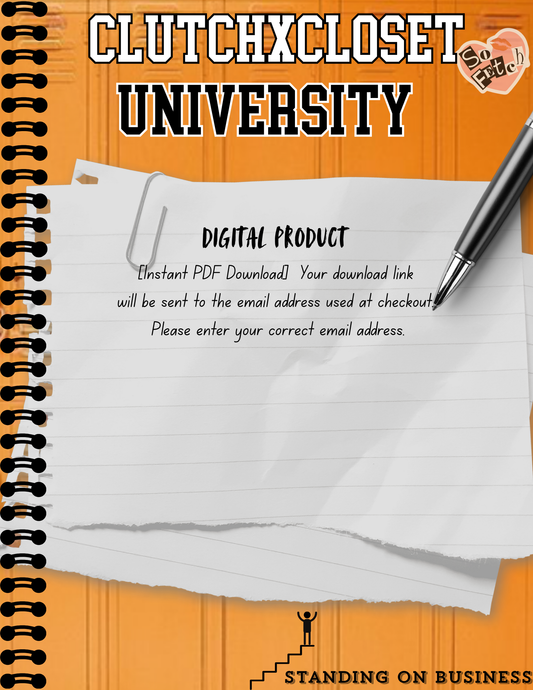 ClutchxCloset University/Vendor List