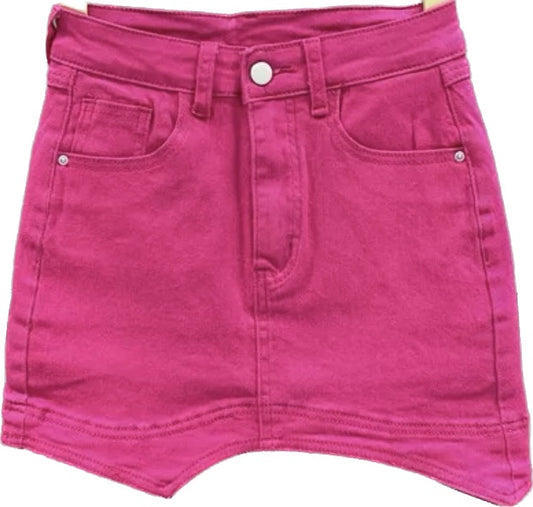 Blush Asymmetrical Skirt