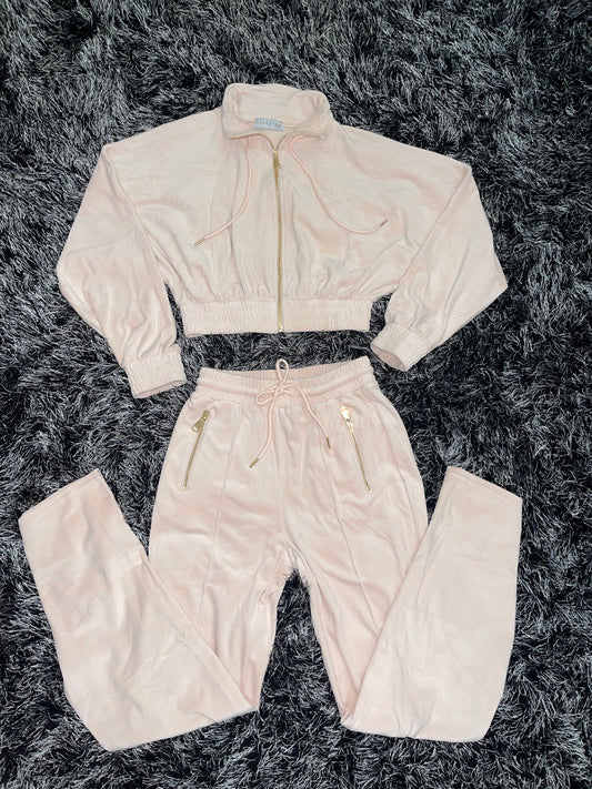 Blush Tracksuit Set