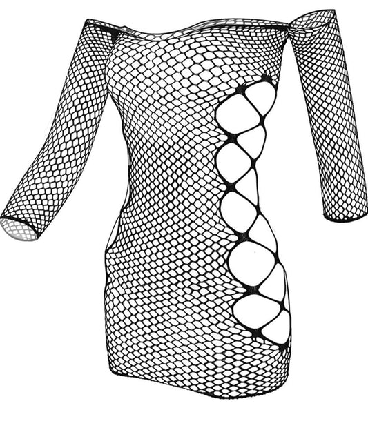 Fishnet Cover Up Dress